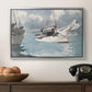 Fishing Boats, Key West, 1903 - Floater Framed Canvas Print