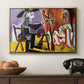 The Painter and His Model, 1963 - Floater Framed Canvas Print