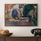 The Luxembourg Gardens, 1901 - Floater Framed Canvas Print