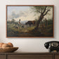 Shepherd with Billy Goat, c. 1830 - Floater Framed Canvas Print