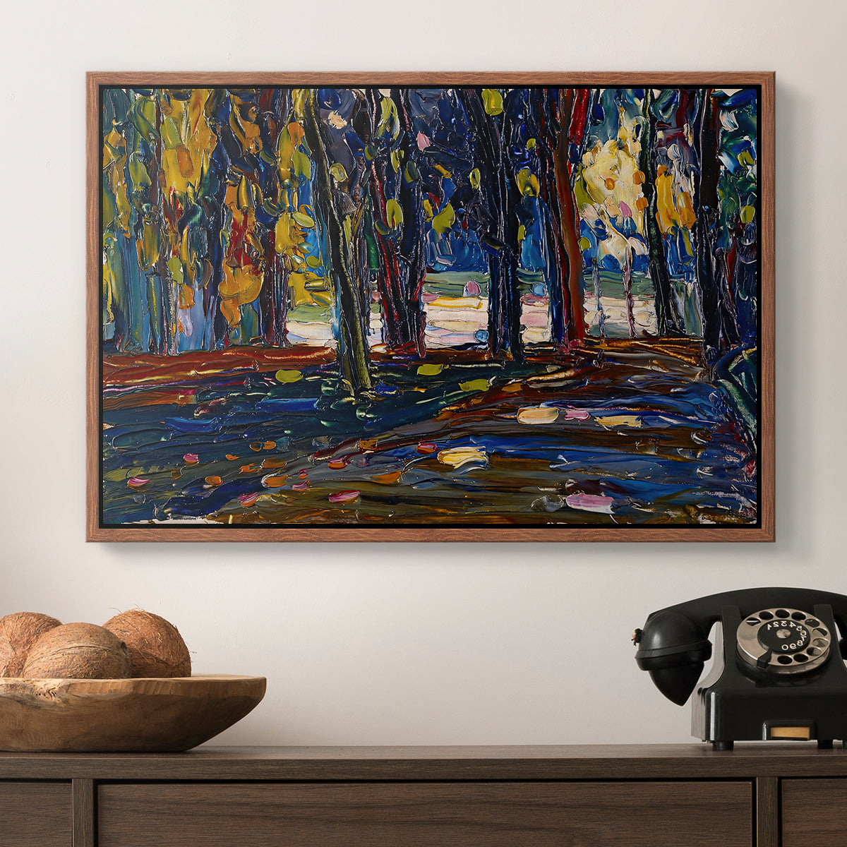Autumn Study, 1908 - Floater Framed Canvas Print