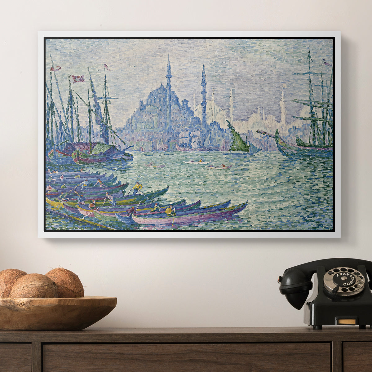 The Golden Horn, Minarets, 1907 - Floater Framed Canvas Print