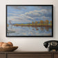 The Banks of the River Seine, 1893 - Floater Framed Canvas Print