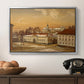 The Riding School at Akershus Castle, 1846 - Floater Framed Canvas Print