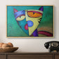 Celestial Cat - Floater Framed Canvas Print