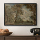 Salisbury Cathedral from the Bishop's Grounds, c. 1822-1823 - Floater Framed Canvas Print