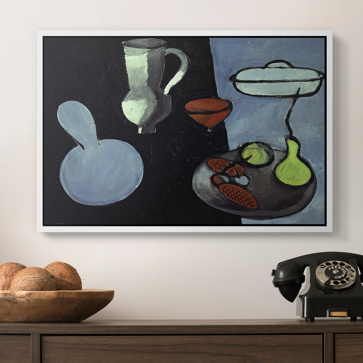 The Gourds (Les coloquintes), 1916 - Floater Framed Canvas Print