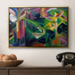 Deer in a Monastery Garden, 1912 - Floater Framed Canvas Print