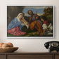 The Holy Family with a Shepherd, c. 1510 - Floater Framed Canvas Print