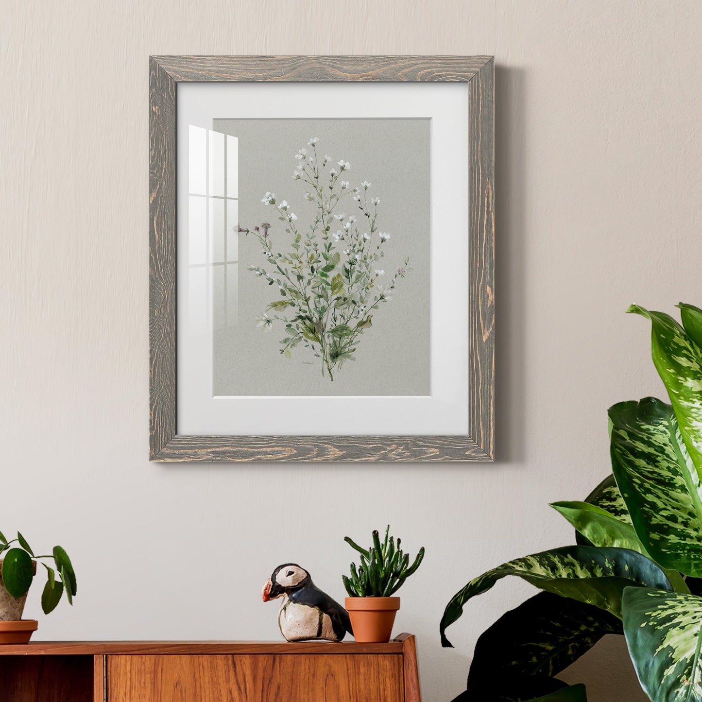 Bouquet of Grace I - Premium Framed Print - Distressed Barnwood Frame - Ready to Hang