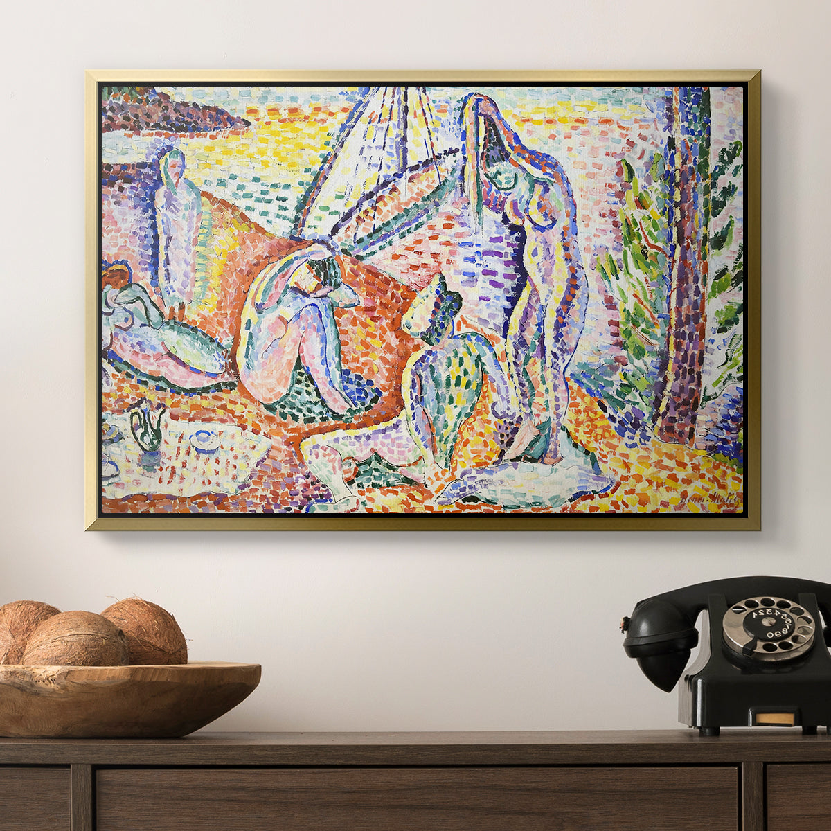Luxe, Calme et Volupté, 1904 - Floater Framed Canvas Print