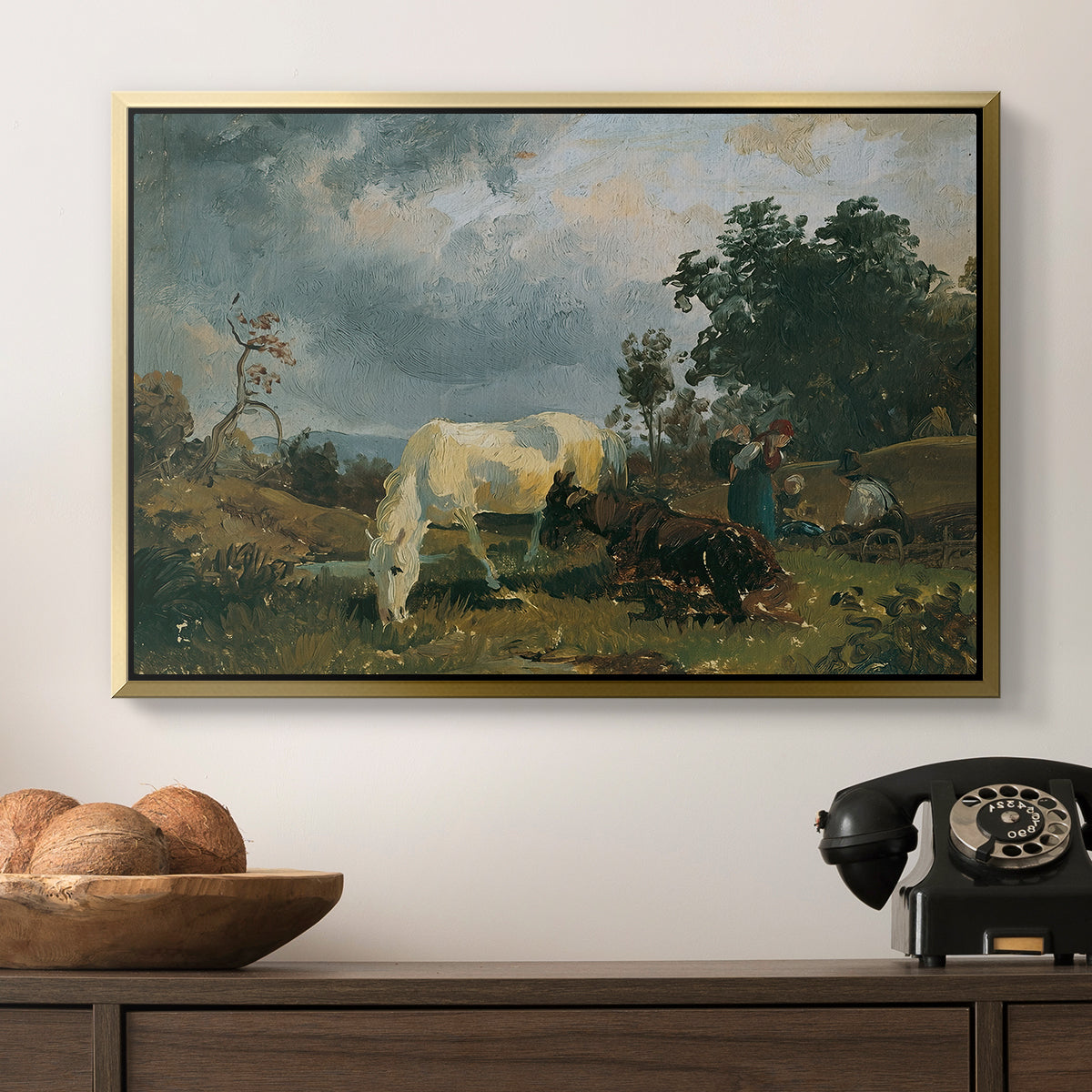 A Mold on the Heath, c. 1830 - Floater Framed Canvas Print