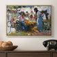 Net Menders in Valencia, 1909 - Floater Framed Canvas Print