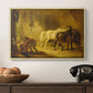 Heath Ewe and Lambs, 1810 - Floater Framed Canvas Print