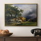 The Harvest Wagon (Der Heuwagen), c. 1850 - Floater Framed Canvas Print