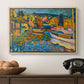 Study for Autumn Landscape with Boats, 1908 - Floater Framed Canvas Print