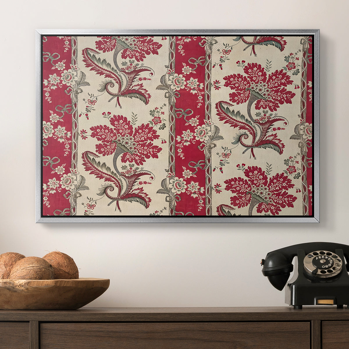 The Flowering Cornucopia (La Corne Fleurie), c. 1789-1850 - Floater Framed Canvas Print