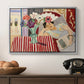 Woman with Anemones (Femme et anémones), c. 1920-1921 - Floater Framed Canvas Print