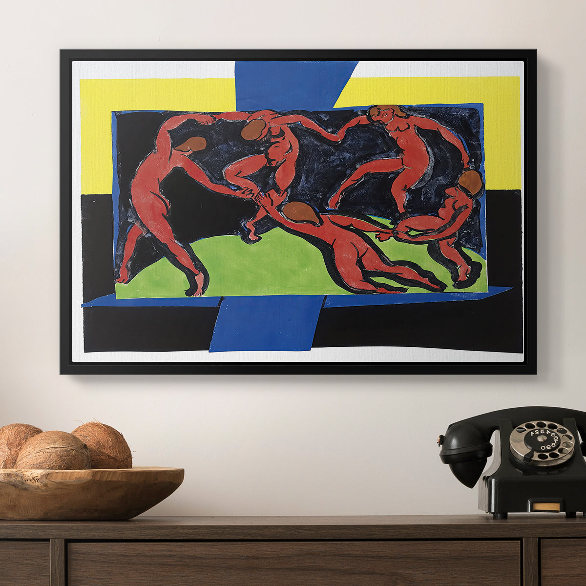 The Dance (La Danse), 1939 - Floater Framed Canvas Print