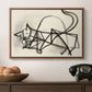 Study of a Cat (Étude de chat), 1946 - Floater Framed Canvas Print