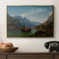 Bridal Procession on the Hardangerfjord, 1848 - Floater Framed Canvas Print