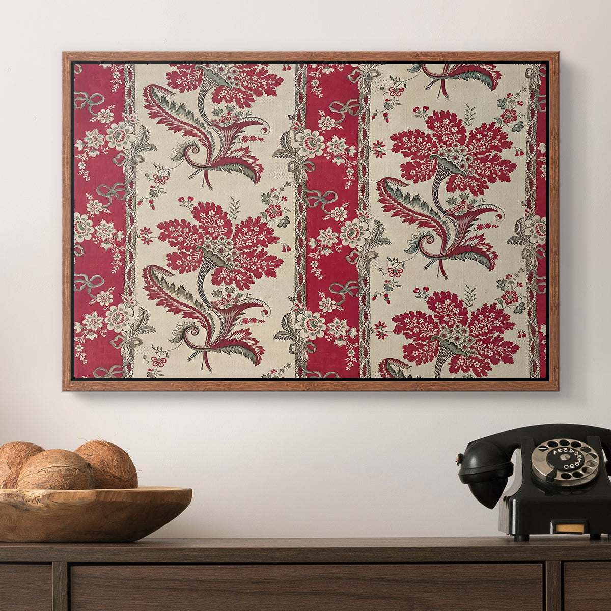 The Flowering Cornucopia (La Corne Fleurie), c. 1789-1850 - Floater Framed Canvas Print