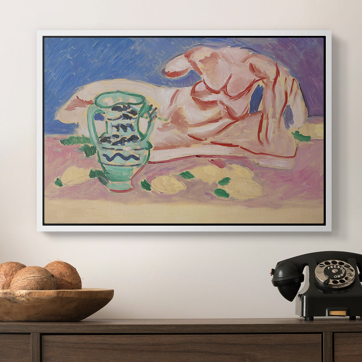 Ilyssus from the Parthenon, 1908 - Floater Framed Canvas Print