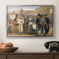 A Charlatan Selling Blacking in the Piazza Barberini in Rome, c. 1840-1849 - Floater Framed Canvas Print
