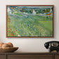 Vineyards at Auvers, 1890 - Floater Framed Canvas Print