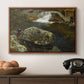 By the Mill Pond (En Mølledam), 1850 - Floater Framed Canvas Print