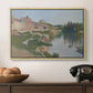 Les Andelys, Côte d'Aval, 1886 - Floater Framed Canvas Print