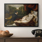 Venus with an Organist and a Dog, c. 1550 - Floater Framed Canvas Print