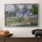 Houses in Auvers, 1890 - Floater Framed Canvas Print