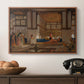 A Lady Receiving Visitors (The Reception), 1873 - Floater Framed Canvas Print