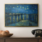Starry Night Over the Rhône, 1888 - Floater Framed Canvas Print