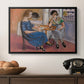 Domino Players, 1921 - Floater Framed Canvas Print
