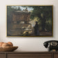 A Catholic Priest in Front of a Sarcophagus, c. 1857 - Floater Framed Canvas Print