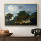 Landscape with Shepherds and Flock of Sheep, c. 1763-1765 - Floater Framed Canvas Print