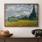 Wheat Field with Cypresses, 1889 - Floater Framed Canvas Print