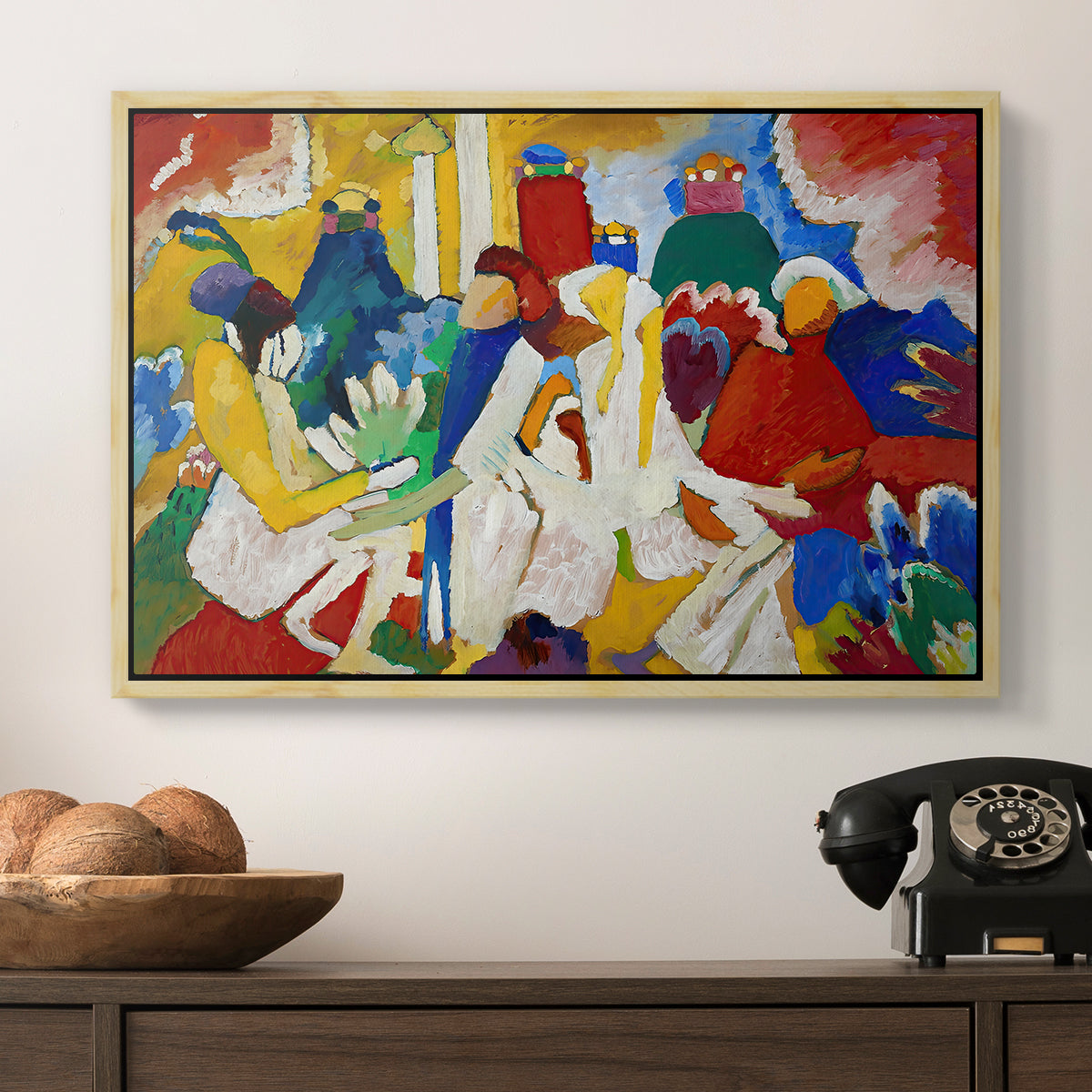 Oriental, 1909 - Floater Framed Canvas Print