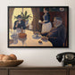 The Dining Room (Breakfast), 1886-1887 - Floater Framed Canvas Print