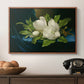 Giant Magnolias on a Blue Velvet Cloth, c. 1890 - Floater Framed Canvas Print