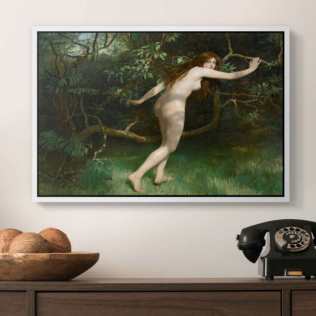 Eve, 1911 - Floater Framed Canvas Print