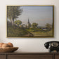 Village Landscape with Church, 1891 - Floater Framed Canvas Print