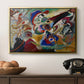 Fragment 2 for Composition VII, 1913 - Floater Framed Canvas Print