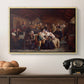 Funeral Feast, 1854 - Floater Framed Canvas Print