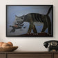 Cat Catching a Bird, 1939 - Floater Framed Canvas Print