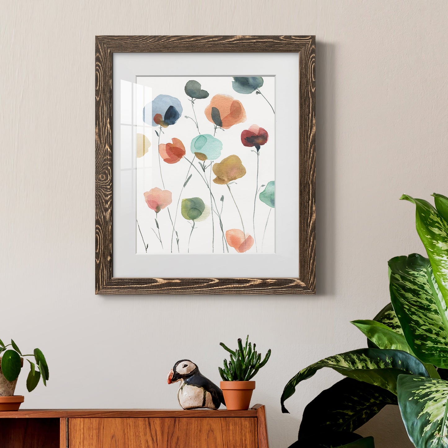 Lollipop Garden II - Premium Framed Print - Distressed Barnwood Frame - Ready to Hang