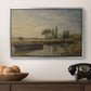 Barge below Flatford Lock, c. 1810 - Floater Framed Canvas Print
