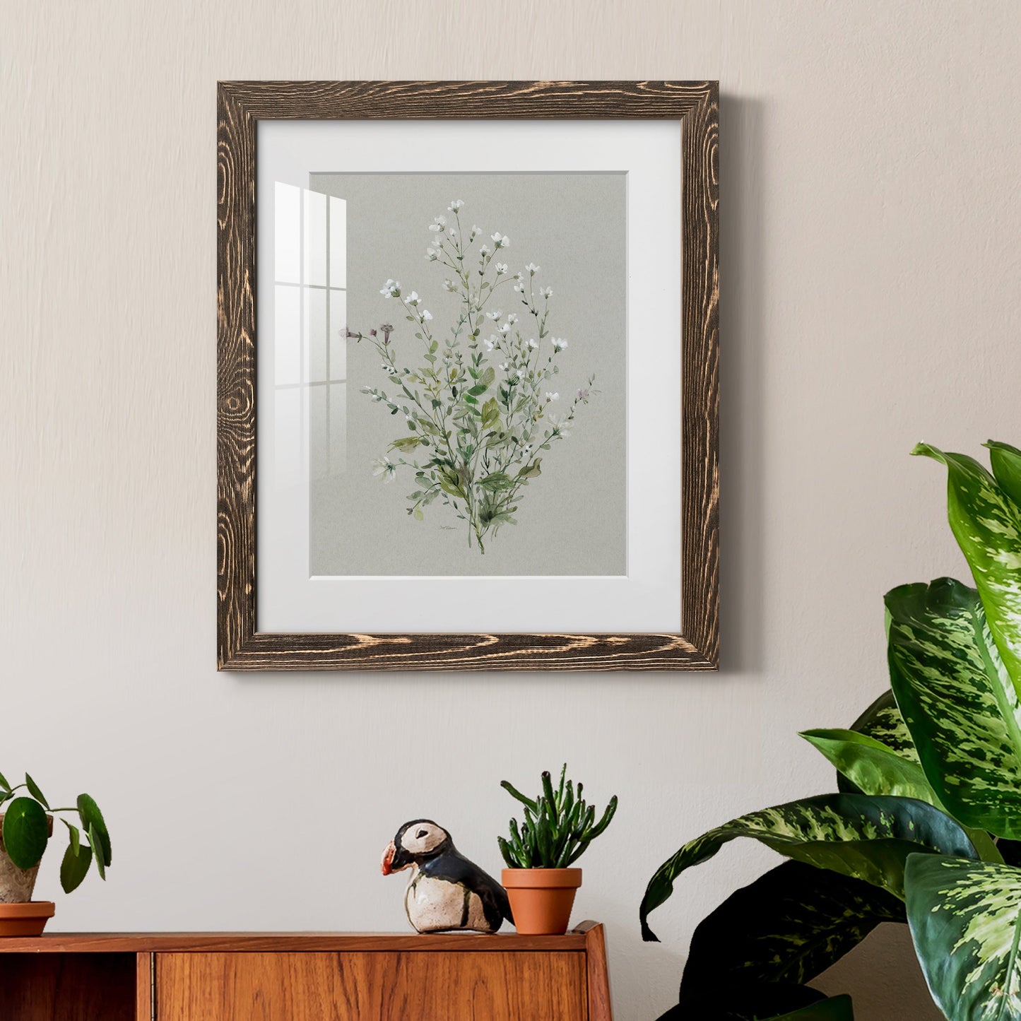 Bouquet of Grace I - Premium Framed Print - Distressed Barnwood Frame - Ready to Hang